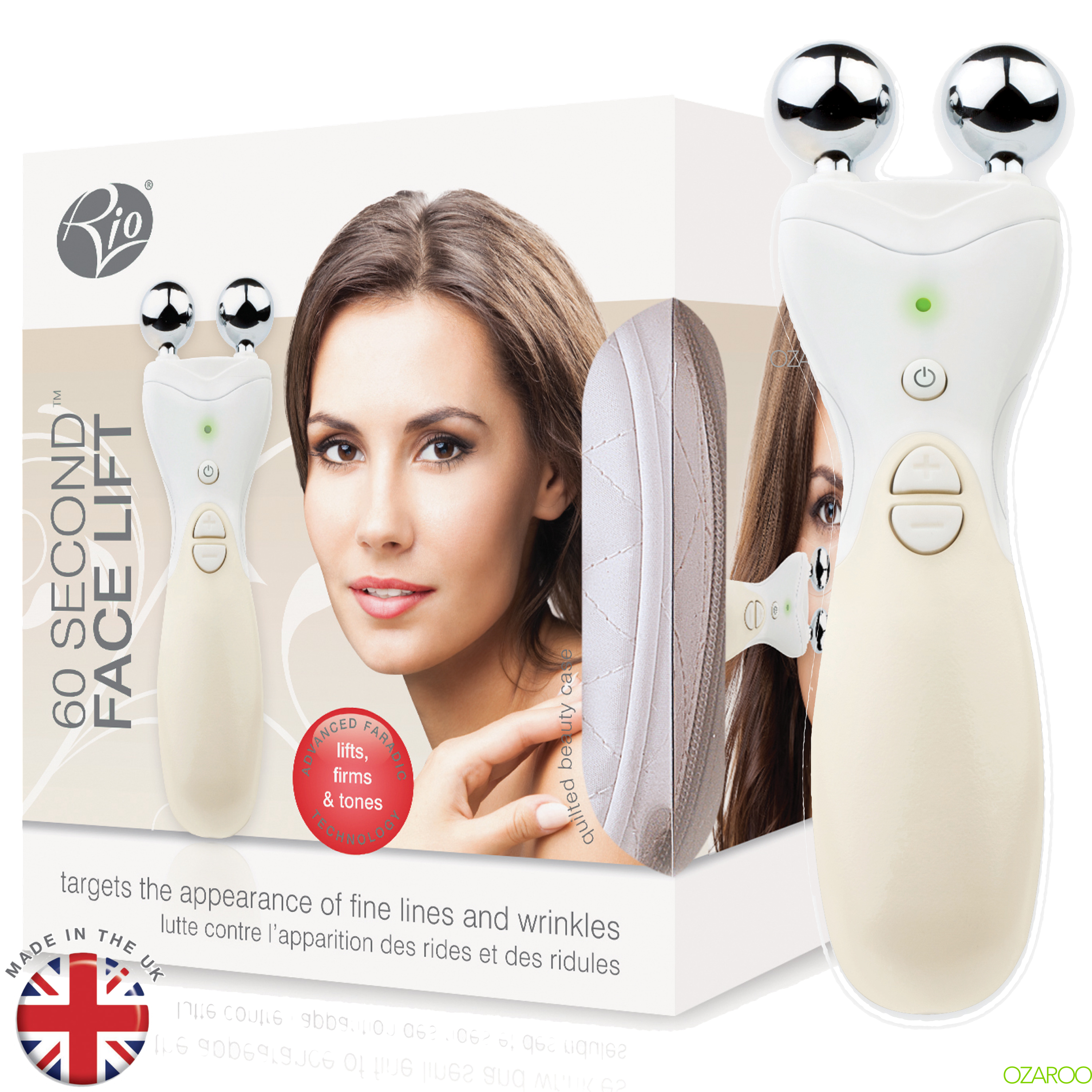 Rio 60 Second Face Lift Facial Toner Muscle Tonning/Lift/Firm EMS